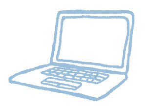 Illustration eines Laptops